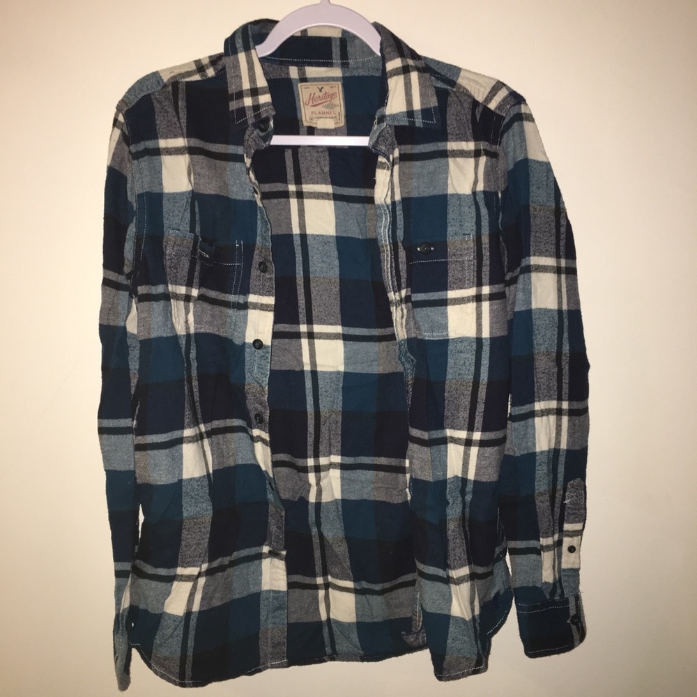 American Eagle Plaid Flannel